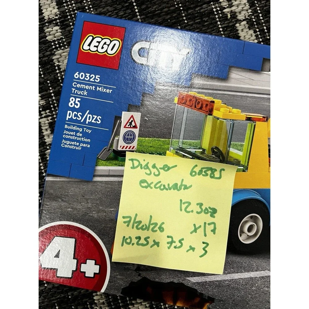 Lego City Cement Mixer Truck 60325 construction  worker architect design build